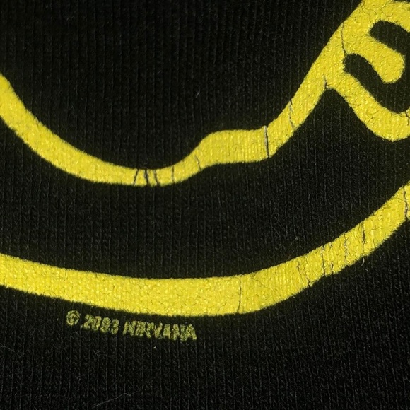 vintage y2k nirvana baby tee (2003) 🖤 - Picture 2 of 4